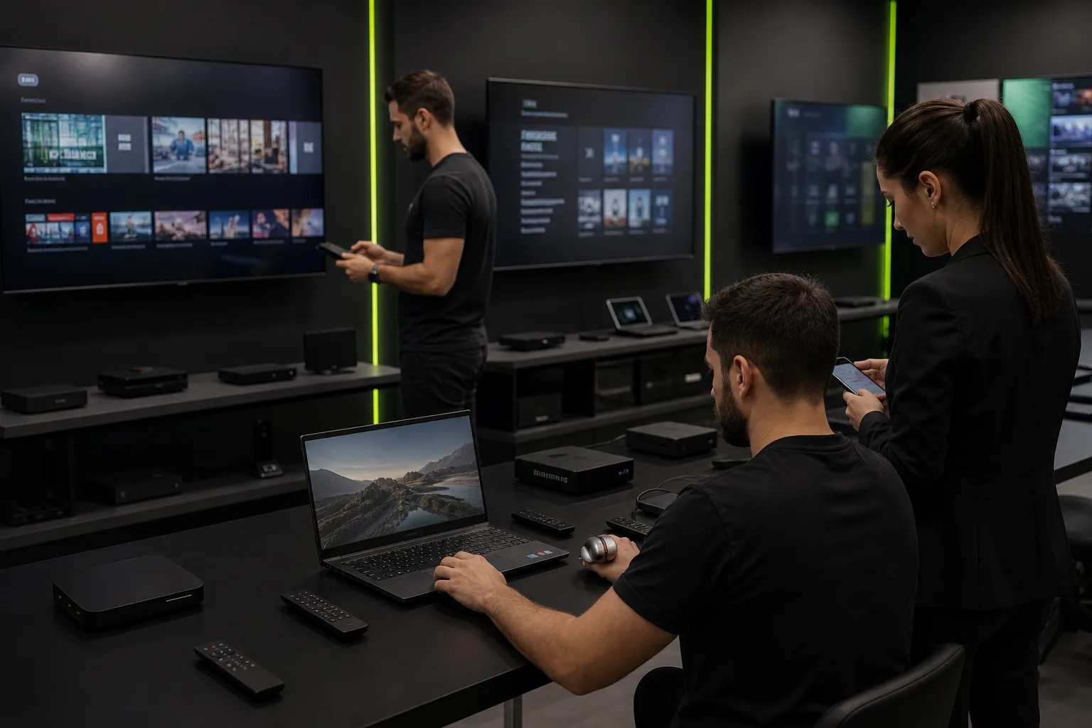 Equipe especializada em IPTV, streaming e tecnologia